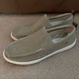 ❤️ Margaritaville khaki canvas slip ons 10